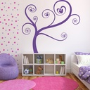 Love Heart Tree Nursery Wall Sticker - Mod6