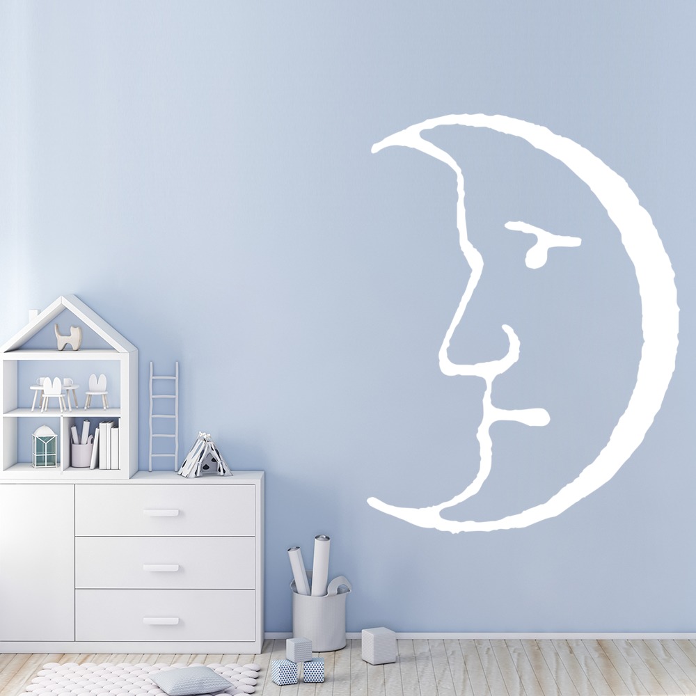 Man In The Moon Nursery Wall Sticker