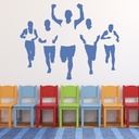 Marathon Runners Athletics Sports Wall Sticker