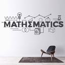 Mathematics Symbols Maths Classroom Wall Sticker