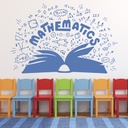 Mathematics Text Book Maths Classroom Wall Sticker