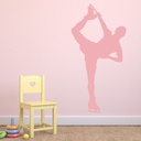 Mens Figure Skater Ice Skating Wall Sticker