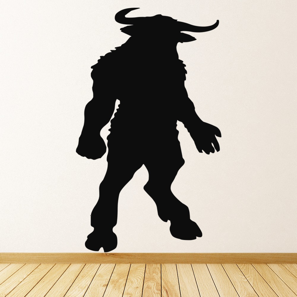 Minotaur Mythical Monster Wall Sticker