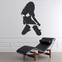 Model Woman Glamour Girl Wall Sticker