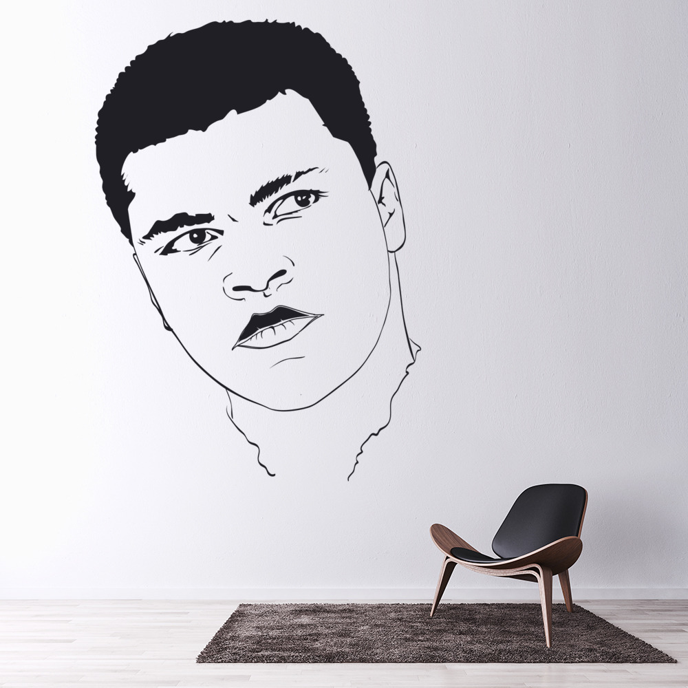 Mohammed Ali Sports Boxer Wall Sticker