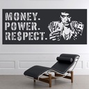 Money Power Respect Scarface Quote Wall Sticker