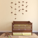Monkey Giraffe Nursery Wall Sticker