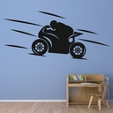 Motorbike Motorsport Race Wall Sticker