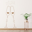 Mr & Mrs Wedding Wall Sticker
