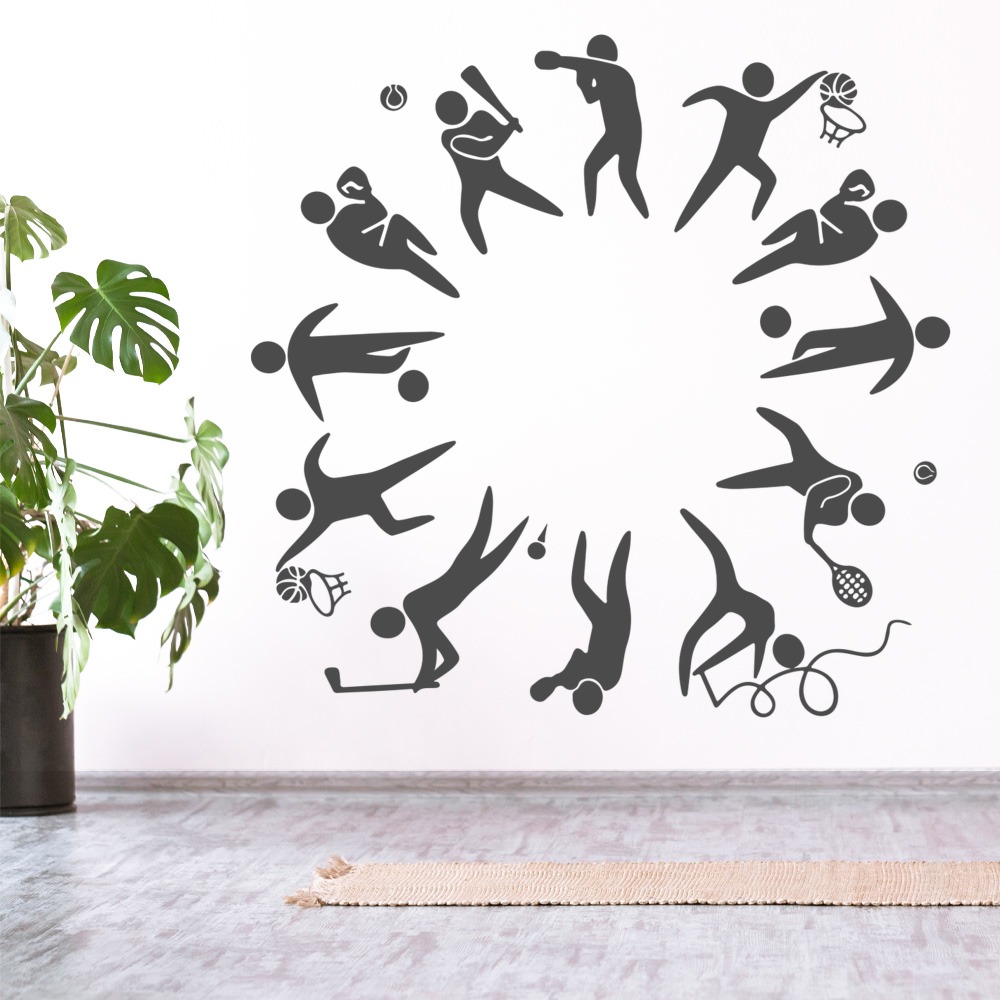 Multi Sports Wall Sticker