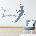 Never Grow Up Peter Pan Wall Sticker