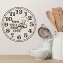 Never Trust A Skinny Chef Kitchen Quote Wall Sticker