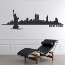 New York City Skyline Wall Sticker - Mod2