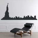 New York City Skyline Wall Sticker - Mod4