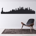 New York USA City Skyline Wall Sticker - Mod8