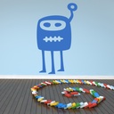 Ninja Monster Halloween Wall Sticker