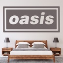 Oasis Band Logo Wall Sticker - Mod2