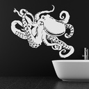 Octopus Under The Sea Wall Sticker