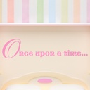 Once Upon A Time Fairytale Quote Wall Sticker - Mod8