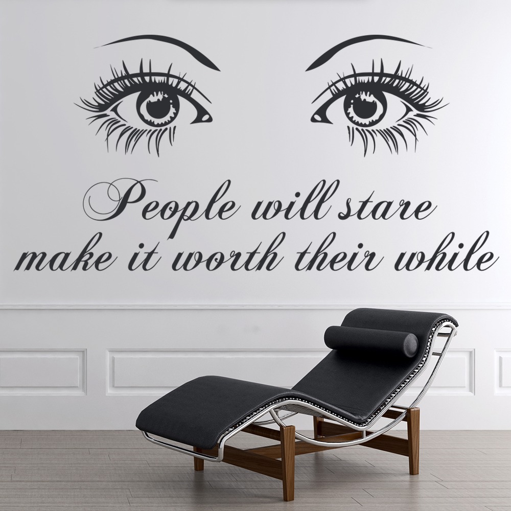 People Will Stare Salon Wall Sticker