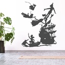 Peter Pan & Captain Hook Wall Sticker