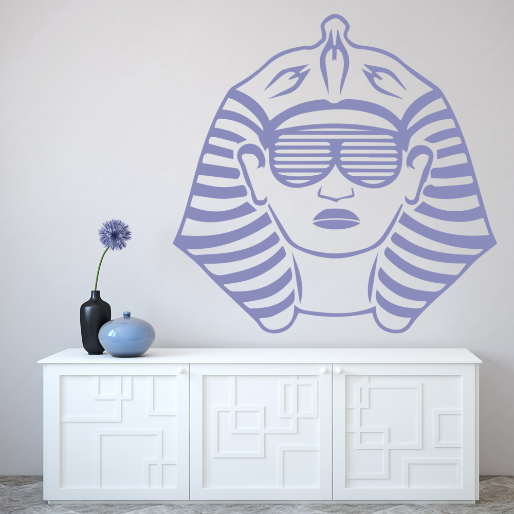 Pharaoh Sunglasses Egyptian Wall Sticker