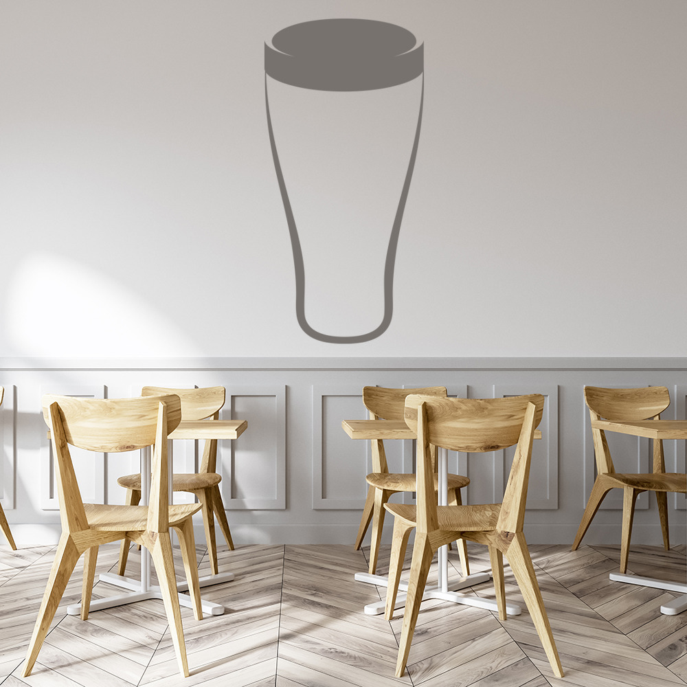 Pint Beer Alcohol Drink Wall Sticker