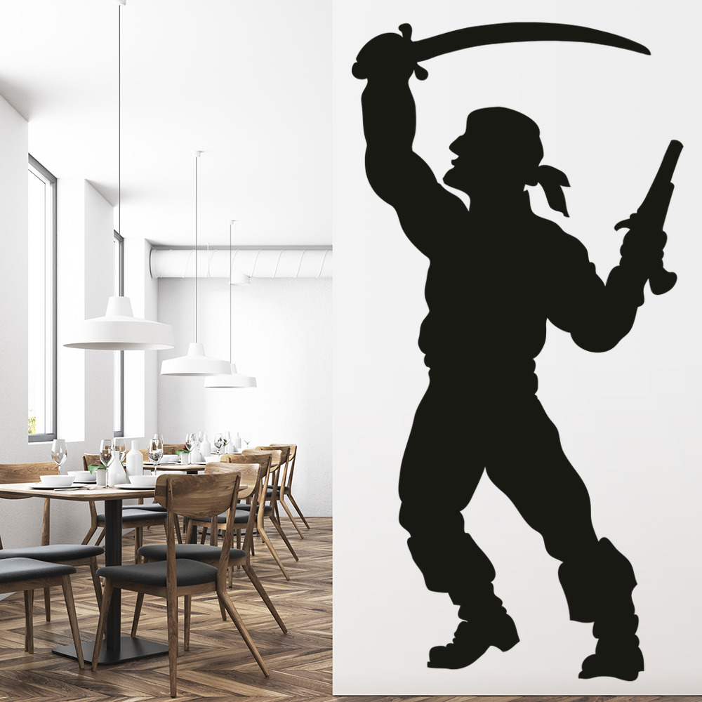 Pirate Sword Fight Wall Sticker