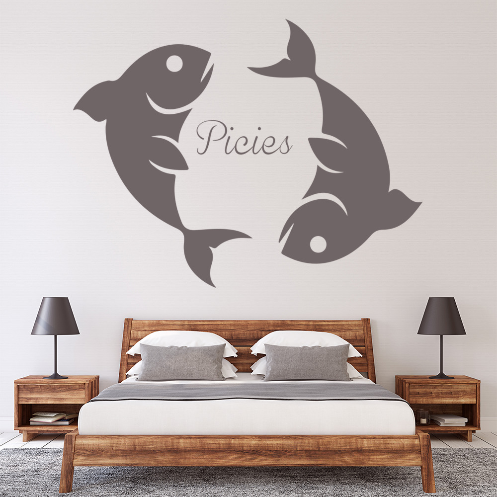 Pisces Zodiac Sign Wall Sticker