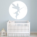 Pixie Dust Fairy Moon Wall Sticker
