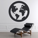 Planet Earth World Map Wall Sticker