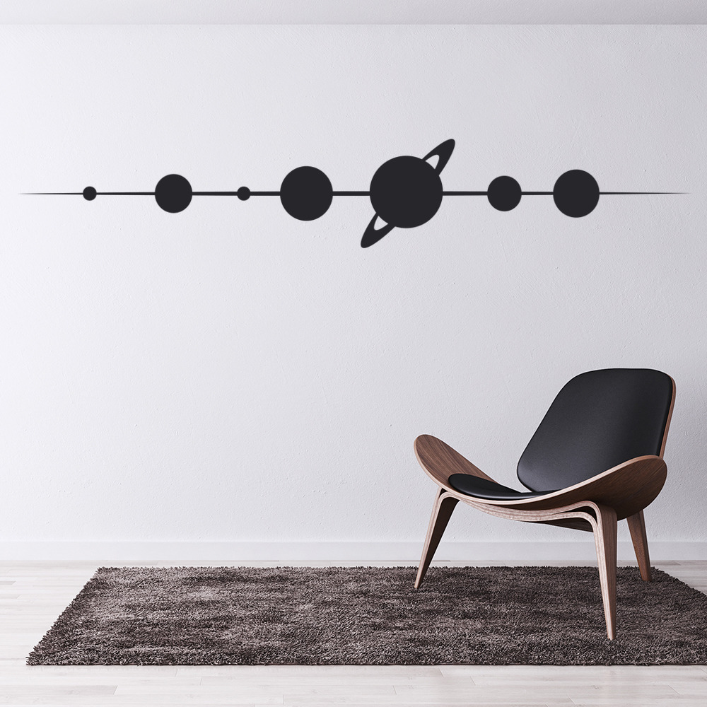 Planets Space Wall Sticker