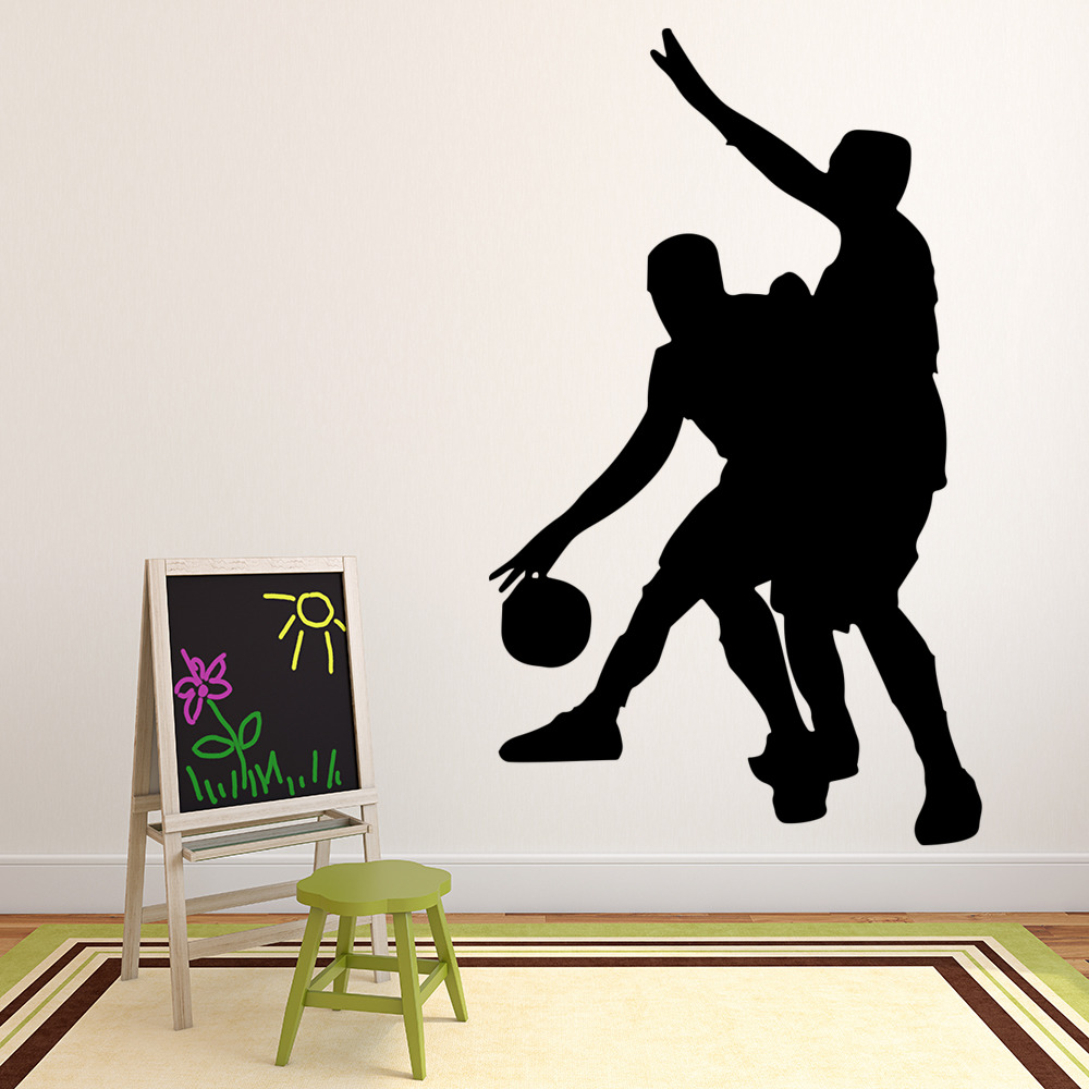 Players Basketball Sports Wall Sticker