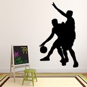 Players Basketball Sports Wall Sticker