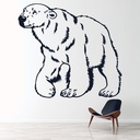 Polar Bear Arctic Animals Wall Sticker - Mod6