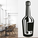 Port Wine Bottle Food Drink Wall Sticker