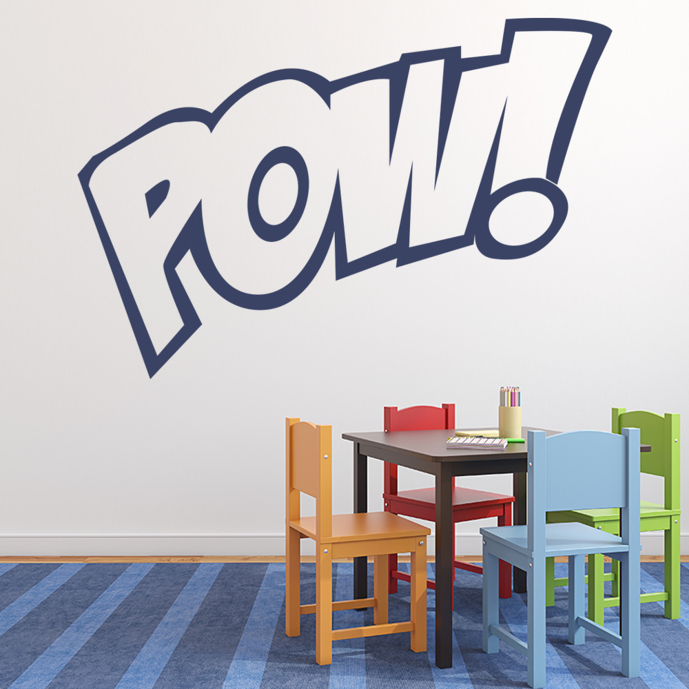 Pow! Comic Book Wall Sticker