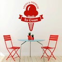 Premium Ice Cream Kitchen Cafe Wall Sticker