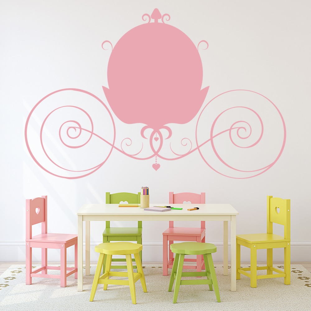 Princess Carriage Fairytale Cinderella Wall Sticker