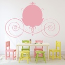 Princess Carriage Fairytale Cinderella Wall Sticker