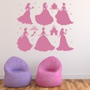 Princess Collection Wall Sticker Set
