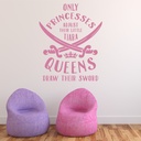 Princess Tiara Wall Sticker by Andrea Haase