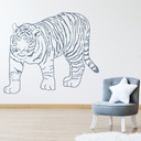 Prowling Tiger Jungle Animals Wall Sticker