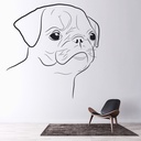 Pug Puppy Dog Pet Wall Sticker