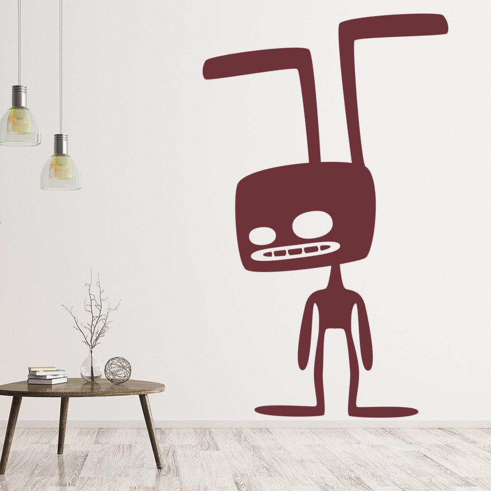 Rabbit Monster Halloween Wall Sticker