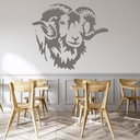 Ram Sheep Farm Animals Wall Sticker