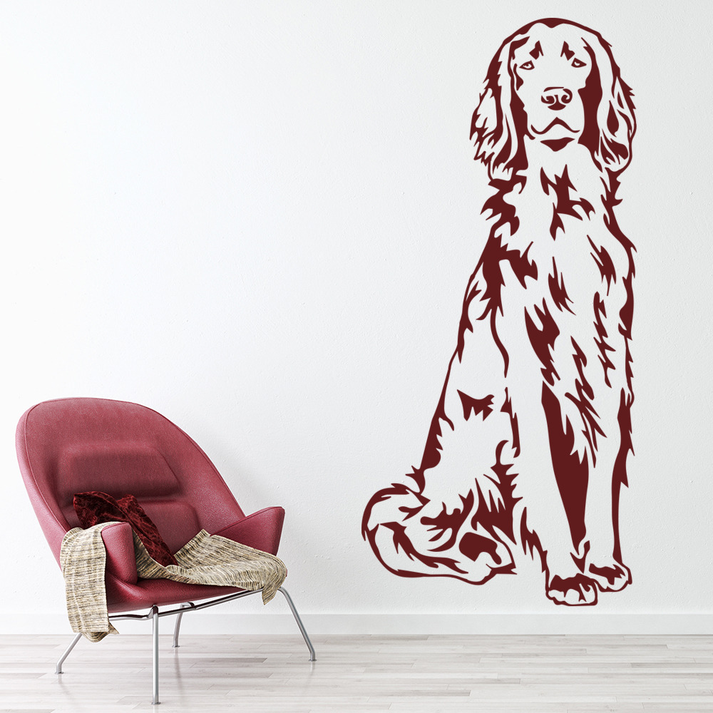 Red Setter Dog Wall Sticker - Mod6