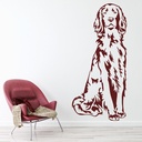 Red Setter Dog Wall Sticker - Mod6