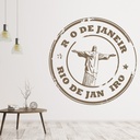 Rio De Janeiro Christ The Redeemer Wall Sticker