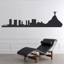 Rio De Janeiro City Skyline Wall Sticker